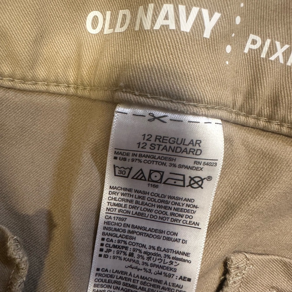 Old Navy Pixie Chinos Size 12 - image 4